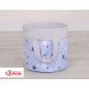 Dubbelzijdige Opbergmand  S Blauw Grijs Sterren
