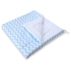 Dubbelzijdige Speelmat voor Indianentent  Blauw Zigzag