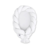 Gevlochten Babynest Geknoopte Bedbumper & Matras 2 in 1 Wit