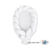 Gevlochten Babynest Geknoopte Bedbumper & Matras 2 in 1 Wit