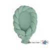 Gevlochten Bedrand Babynestje 2 in 1 Pastelgroen