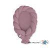 Gevlochten Bedrand Babynestje 2 in 1 Pastelviolet