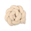 Gevlochten Box-Bedbumper Ledikant 180 cm Beige