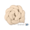 Gevlochten Box-Bedbumper Ledikant 180 cm Beige