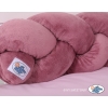 Gevlochten Box-Bedbumper Ledikant 180 cm Stofroze