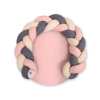 Gevlochten Donut & Bedbumper Speelmat 2 in 1 Beige Antraciet Stofroze
