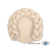 Gevlochten Donut Kussen voor Baby / Speelmat 2 in 1 Beige