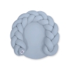 Gevlochten Donut Kussen voor Baby / Speelmat 2 in 1 Pastelblauw