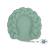 Gevlochten Donut Kussen voor Baby / Speelmat 2 in 1 Pastelgroen