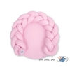 Gevlochten Donut Kussen voor Baby / Speelmat 2 in 1 Roze