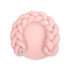 Gevlochten Donut Kussen voor Baby / Speelmat 2 in 1 Stofroze