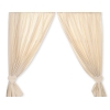 Gordijnen voor Babykamer - Harten Beige Polkaprikker