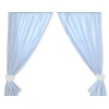 Gordijnen voor Babykamer - Harten Blauw Geruit