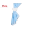 Gordijnen voor Babykamer - Harten Blauw Snijder