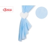 Gordijnen voor Babykamer - Harten Blauw Snijder