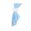 Gordijnen voor Babykamer - Harten Blauw Snijder