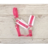Halster voor Stokpaardje Hobby Horse  met witte Bont