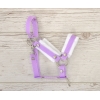 Halster voor Stokpaardje Hobby Horse Purper met witte Bont