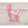 Halster voor Stokpaardje Hobby Horse Roze met witte Bont