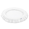 Hangende Luifel met Nest met Volant  voor Kinderkamer Wit