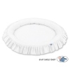 Hangende Luifel met Nest met Volant  voor Kinderkamer Wit