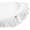 Hangende Luifel met Nest met Volant  voor Kinderkamer Wit