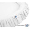 Hangende Luifel met Nest met Volant  voor Kinderkamer Wit