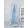 Hangende Luifel van Katoen voor Babykamer Blauw