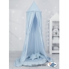Hangende Luifel van Katoen voor Babykamer Blauw