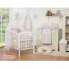 Hemeltje van Tule voor Babybed - Harten Beige Polkaprikker