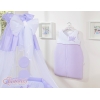 Hemeltje van Tule voor Kinderbed -  Purper Sifonki Little Prince Princess