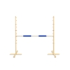 Hindernis voor Stokpaarden 120 cm met Stang 50mm Blauw