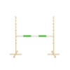 Hindernis voor Stokpaarden 120 cm met Stang 50mm Groen