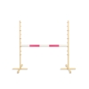 Hindernis voor Stokpaarden 120 cm met Stang 50mm Roze