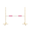 Hindernis voor Stokpaarden 160 cm x 120 cm Roze