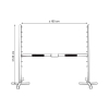 Hindernis voor Stokpaarden 160 cm x 120 cm Roze