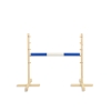 Hindernis voor Stokpaarden 80 cm met Stang 50mm Blauw