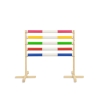 Hindernis voor Stokpaarden 80 cm met Stang 50mm Blauw
