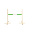 Hindernis voor Stokpaarden 80 cm met Stang 50mm Groen
