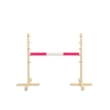 Hindernis voor Stokpaarden 80 cm met Stang 50mm Roze
