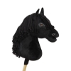 Stokpaardje zwart voor Sport Hobby Horsing