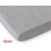 Hoeslaken Juniorbed Frotte 80x200 cm Grijs