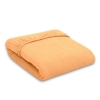Hoeslaken van Frotte (Badstof) voor Babybed 120x60 cm Oranje