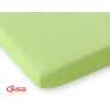 Hoeslaken van Frotte (Badstof) voor Kinderbed 140x70cm Groen