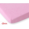 Hoeslaken van Frotte (Badstof) voor Kinderbed 80x200 cm Roze