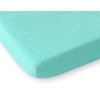 Hoeslaken van Frotte (Badstof) voor Ledikant 120x60 cm Mint
