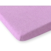Hoeslaken van Frotte (Badstof) voor Ledikant 140x70 cm Purper