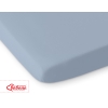 Hoeslaken voor Ledikant 120x60 cm Katoen Wit Pastelblauw