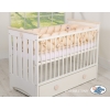 Hoofdbeschermer Gevlochten 360cm Ledikant Beige