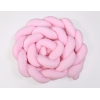 Hoofdbeschermer Gevlochten 360cm Ledikant Roze Voor Meisjes